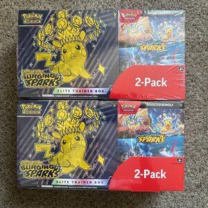 NEW ⚡ Pokemon Surging Sparks ⚡ Elite Trainer Box ⚡ Factory sealed ETB ⚡ Costco